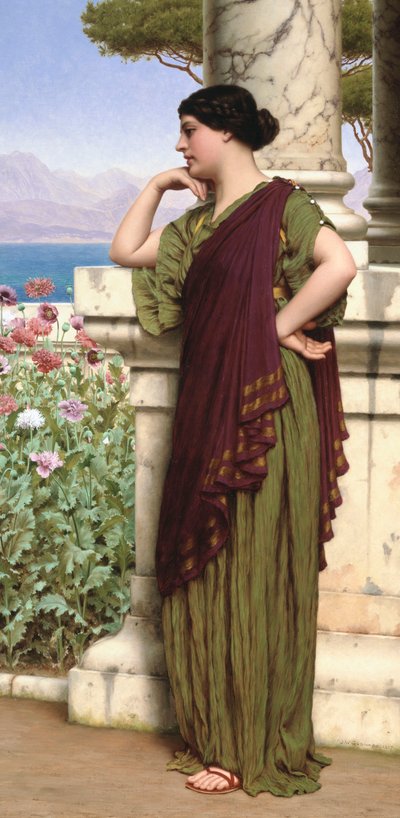 Pensées tendres, 1917 - John William Godward