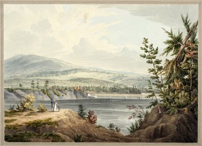 Pont de la rivière Hudson près de Waterford, New York, 1832 - John William Hill