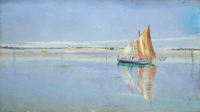 Sur la lagune, Venise - John William Inchbold