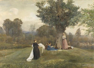 Jour de lessive, West Somerset - John William North