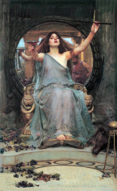 Circé offrant la coupe à Ulysse - John William Waterhouse