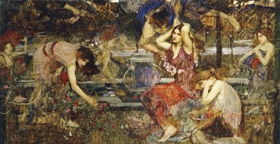 Flore et les Zéphyrs - John William Waterhouse