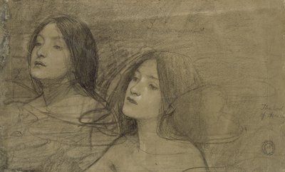 Étude de deux nymphes pour 