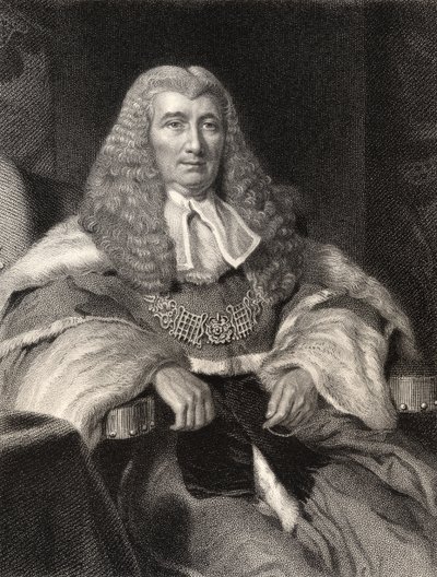 Charles Abbott, 1er Baron Tenterden, gravé par W. Holl, de 