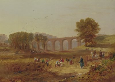 Viaduc de Corby, le chemin de fer de Newcastle et Carlisle - John Wilson Carmichael