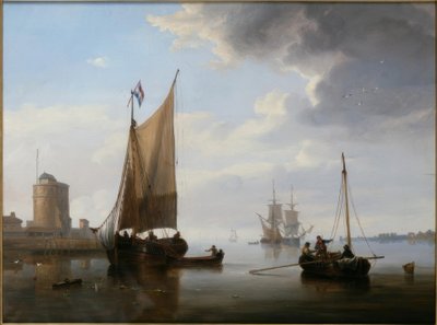 Pêcheurs en mer calme - John Wilson Carmichael
