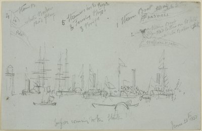 Scène de port - John Wilson Carmichael