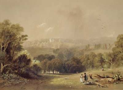 Parc de Roundhay, Leeds (aquarelle sur papier) - John Wilson Carmichael