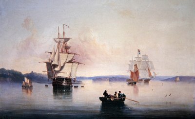 Saltash Creek - Près de Plymouth - John Wilson Carmichael