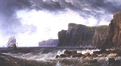 Navires au large de Guernesey près de Prévost - John Wilson Carmichael