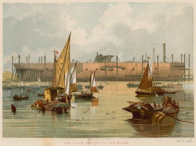 Le Great Eastern sur les stocks - John Wilson Carmichael