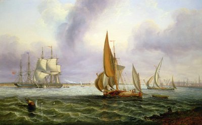 La Tamise à Woolwich - John Wilson Carmichael