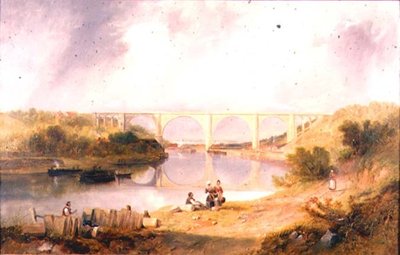 Pont Victoria sur la rivière Wear - John Wilson Carmichael