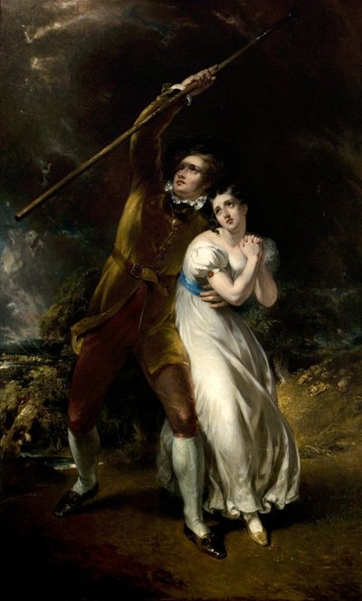 Céladon et Amélia dans une tempête, 1840-49 - John Wood
