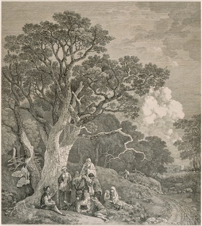 Gitans dans un bois, d