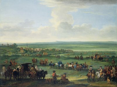 George I (1660-1727) à Newmarket, 4 ou 5 octobre 1717, c.1717 - John Wootton