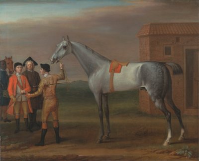 Lamprey, avec son propriétaire Sir William Morgan, à Newmarket - John Wootton