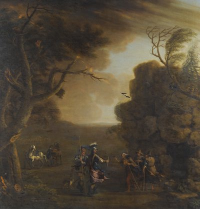 Macbeth et Banquo rencontrent les trois sorcières, 1759 - John Wootton