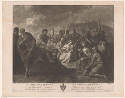 Prédication de Jean-Baptiste - John Wright