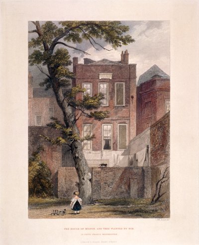 Vue de la résidence de Milton, Petty France, Westminster, Londres - John Wykeham Archer