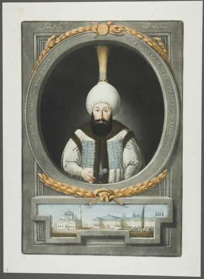 Abdul Hamid Khan, des Portraits des Empereurs de Turquie - John Young