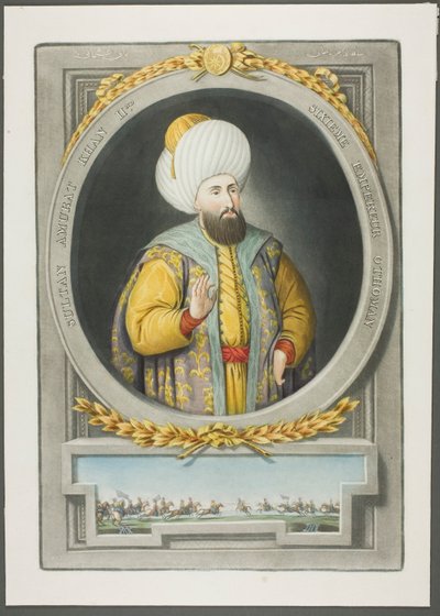Amurat Kahn II, des Portraits des Empereurs de Turquie - John Young