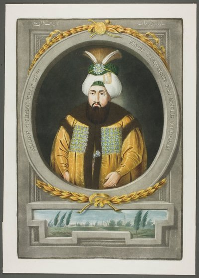 Othman Kahn III, des Portraits des empereurs de Turquie - John Young