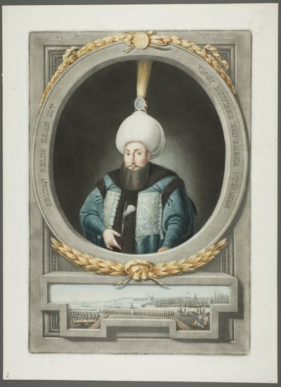 Selim Kahn III, des portraits des empereurs de Turquie - John Young