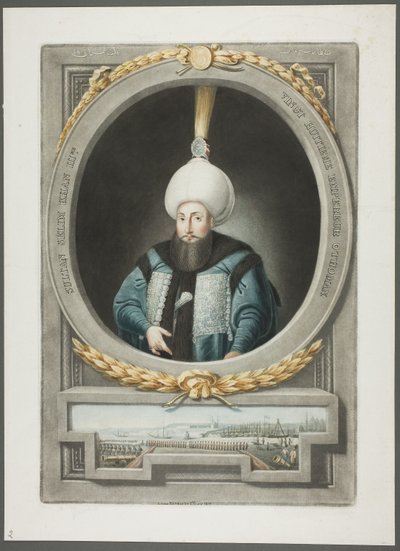 Selim Kahn III, des Portraits des Empereurs de Turquie - John Young