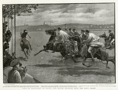 Polo au clair de lune à Malte, le match entre les équipes de l