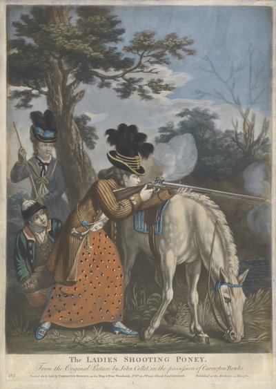 Le Poney de tir des dames, 1780 - John after Collet