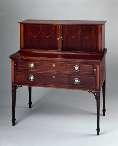 Bureau tambour, attribué à l