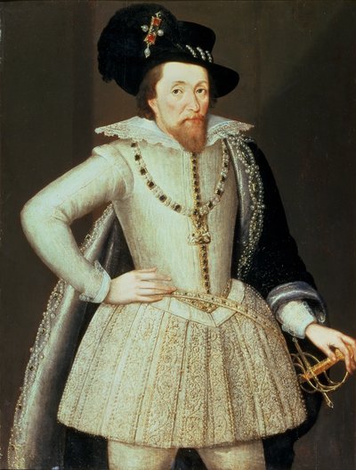 Jacques Ier, portrait en buste - John de Critz