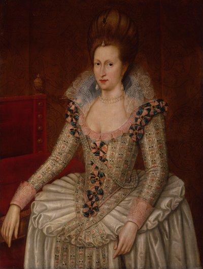 Reine Anne de Danemark - John de the Elder (attr. to) Critz
