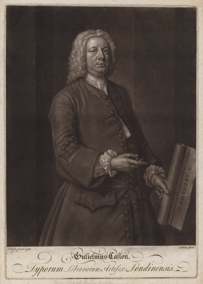 William Caslon, typographe anglais - John the younger Faber