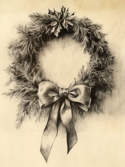 Une couronne de Noël élégante - Jolly and Dash
