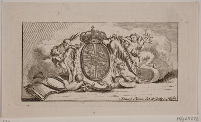 Vignette avec armoiries - Jonas Haas