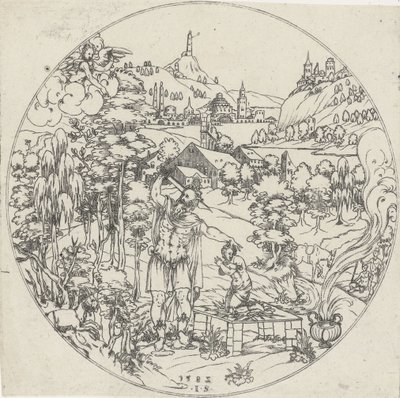 Abraham offrant Isaac - Jonas Silber