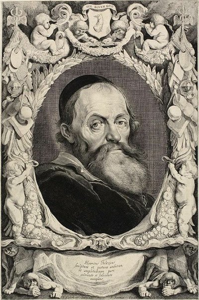 Portrait de Hendrik Goltzius - Jonas Suyderhoef