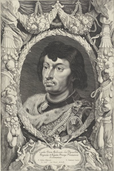 Portrait de Charles le Téméraire, duc de Bourgogne (Duces Burgundiae) - Jonas Suyderhoef