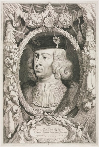 Les Ducs de Bourgogne : N° 8. Portrait de Philippe Ier (le Beau) de Castille - Jonas Suyderhoef