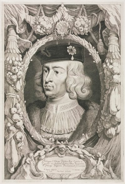 Les ducs de Bourgogne : n° 8. Portrait de Philippe Ier le Beau de Castille - Jonas Suyderhoef