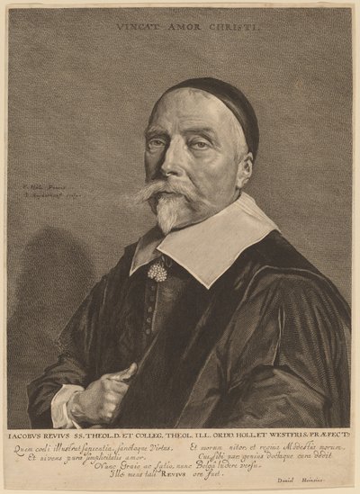 Jacob Revius - Jonas Suyderhoff after Frans Hals