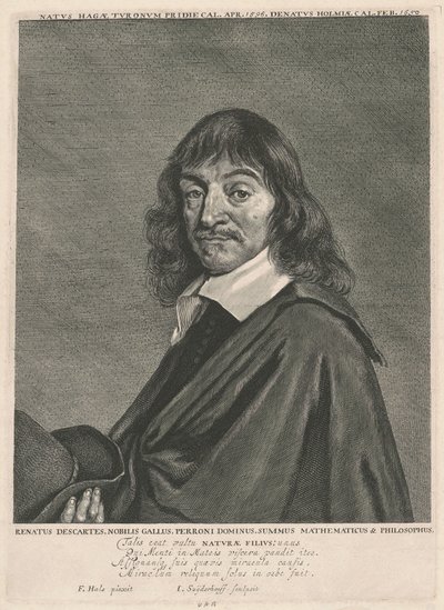 René Descartes - Jonas Suyderhoff, after Frans Hals