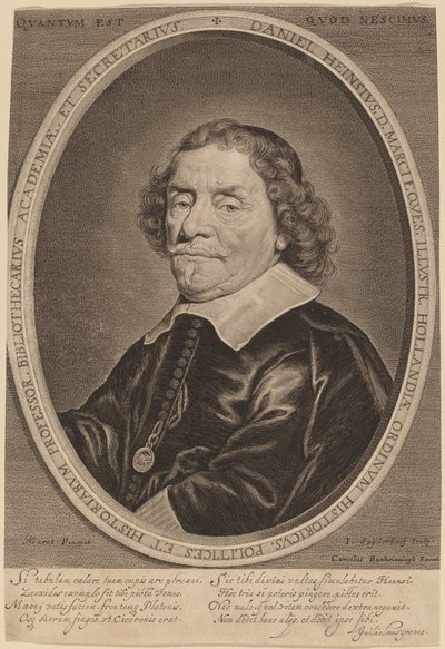 Daniel Heinsius - Jonas Suyderhoff after Jacob Fransz van der Merck