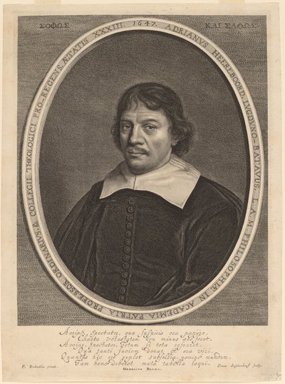 Adriaen Heereboord - Jonas Suyderhoff after Pieter Dubordieu