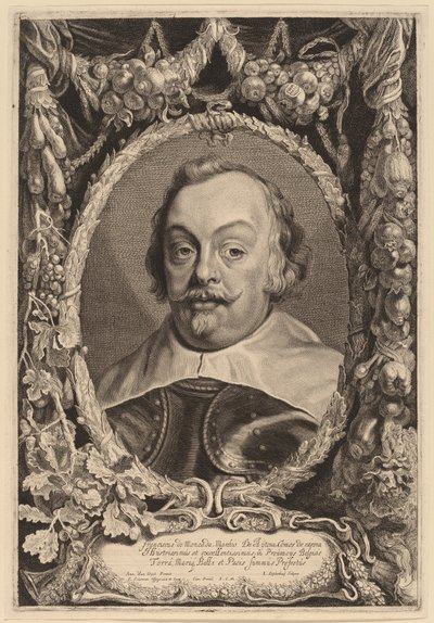 Franciscus de Moncada - Jonas Suyderhoff after Sir Anthony van Dyck
