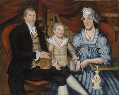 Portrait de George Eliot et famille, vers 1798 - Jonathan Budington