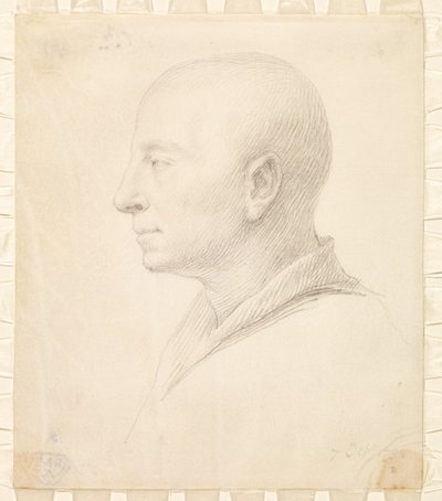 Autoportrait de profil, 7 octobre 1732 - Jonathan Richardson