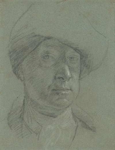 Autoportrait au chapeau de toile - Jonathan Richardson the Elder